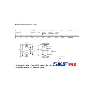 12 32 14 CUSCINETTO MARCHIO SKF O FAG