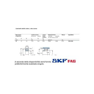 20 47 18 CUSCINETTO MARCHIO SKF O FAG