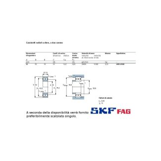 25 52 18 CUSCINETTO MARCHIO SKF O FAG