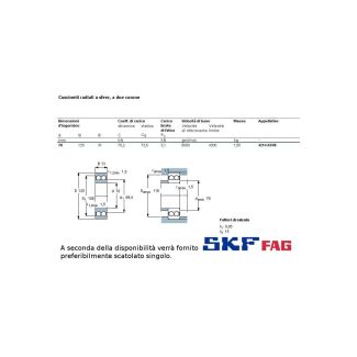 70 120 31 CUSCINETTO MARCHIO SKF O FAG