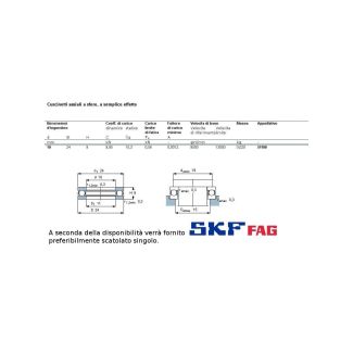 10 24 9 CUSCINETTO MARCHIO SKF O FAG