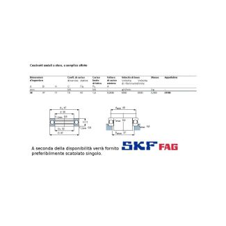 30 47 11 CUSCINETTO MARCHIO SKF O FAG