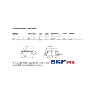 40 60 13 CUSCINETTO MARCHIO SKF O FAG