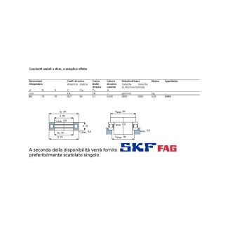 55 78 16 CUSCINETTO MARCHIO SKF O FAG