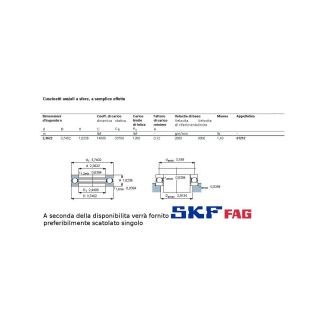 60 95 26 CUSCINETTO MARCHIO SKF O FAG