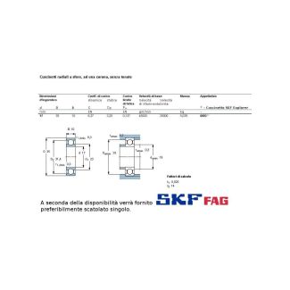 17 35 10 CUSCINETTO MARCHIO SKF O FAG