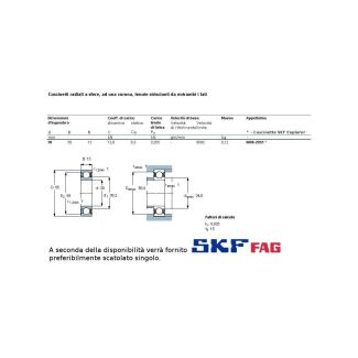 30 55 13 CUSCINETTO MARCHIO SKF O FAG