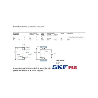 30 55 13 CUSCINETTO MARCHIO SKF O FAG