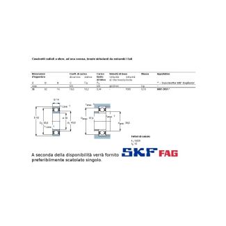 35 62 14 CUSCINETTO MARCHIO SKF O FAG