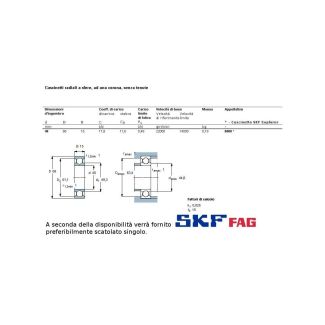 40 68 15 CUSCINETTO MARCHIO SKF O FAG