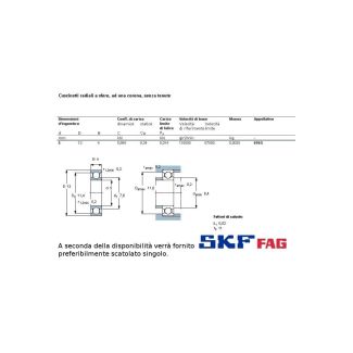 5 13 4 CUSCINETTO MARCHIO SKF O FAG