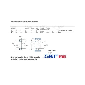 12 32 10 CUSCINETTO MARCHIO SKF O FAG