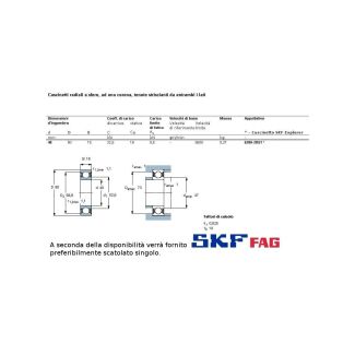 40 80 18 CUSCINETTO MARCHIO SKF O FAG