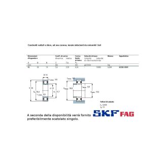 15 35 14 CUSCINETTO MARCHIO SKF O FAG