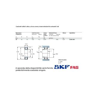 30 62 20 CUSCINETTO MARCHIO SKF O FAG