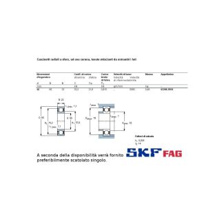 45 85 23 CUSCINETTO MARCHIO SKF O FAG