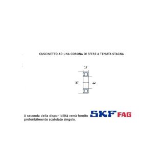 12 37 17 CUSCINETTO MARCHIO SKF