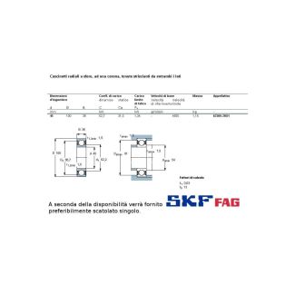 45 100 36 CUSCINETTO MARCHIO SKF O FAG