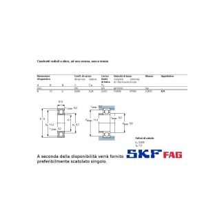 4 13 5 CUSCINETTO MARCHIO SKF O FAG