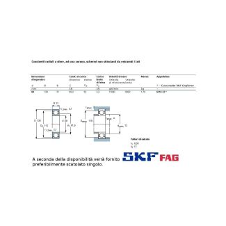 60 130 31 CUSCINETTO MARCHIO SKF O FAG