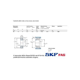 40 110 27 CUSCINETTO MARCHIO SKF O FAG.