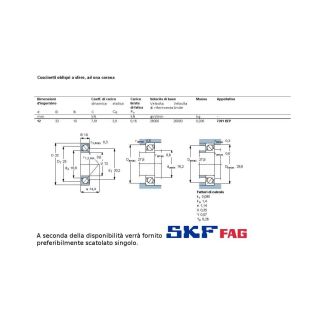 12 32 10 CUSCINETTO MARCHIO SKF O FAG