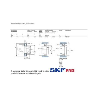 20 47 14 CUSCINETTO MARCHIO SKF O FAG