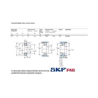 35 80 21 CUSCINETTO MARCHIO SKF O FAG