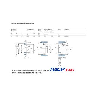 45 100 25 CUSCINETTO MARCHIO SKF O FAG