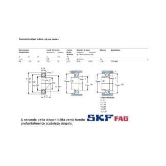 55 110 27 CUSCINETTO MARCHIO SKF O FAG