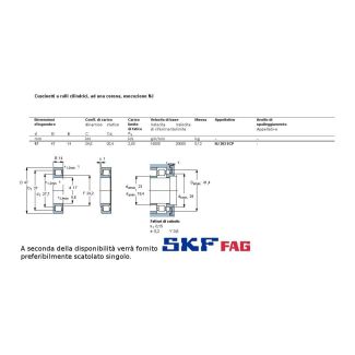 NJ 303 ECP CUSCINETTO MARCHIO SKF O FAG