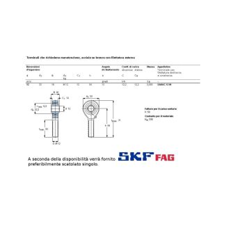 POS 12 M CUSCINETTO MARCHIO SKF O FAG