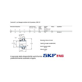 YAR 205-2F CUSCINETTO MARCHIO SKF O FAG