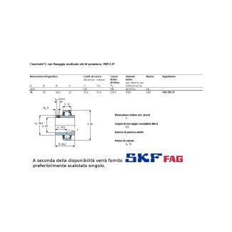 YAR 209-2F CUSCINETTO MARCHIO SKF O FAG