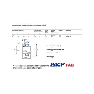 YAR 211-2F CUSCINETTO MARCHIO SKF O FAG