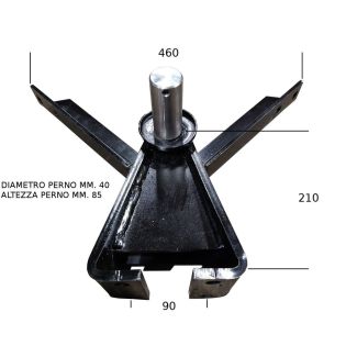 SUPPORTO RINVIO 90° PER IMPIANTO FERABOLI