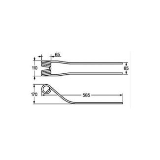 DENTE GIROANDANATORE GALFRE' 7° TIPO