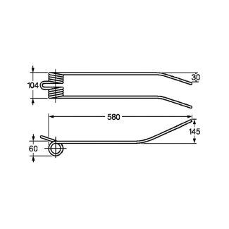 DENTE GIROANDANATORE GALFRE LUNGO