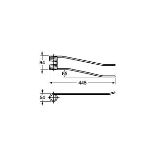 0124200-DENTE GIROANDANATORE STOLL NH SINISTRO