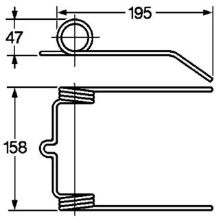 DENTE CONDIZIONATRICE NH 2 TIPO