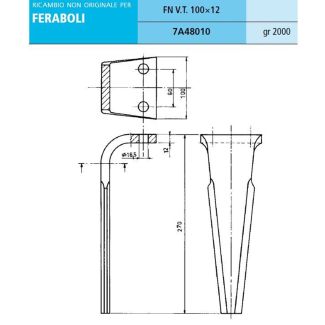 DENTE ERPICE RH69 . FERABOLI FM. AMBI DESTRO.