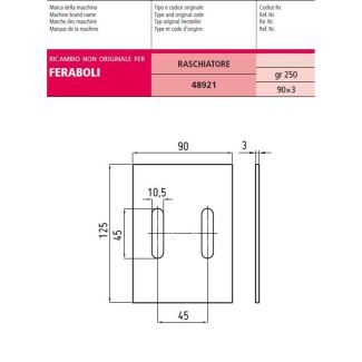 RASCHIATORE PAKER adattabile  FERABOLI