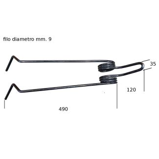 DENTE SEMINATRICE   ADATTABILE GASPARDO FILO 9 MM.