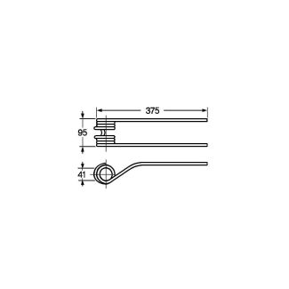 DENTE GIRELLO FAHR TIPO NUOVO. COD. ORIGINALE 67253