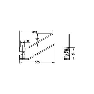 DENTE GIRELLO MORRA/BAUTZ SINISTRO. COD. ORIGINALE  67262