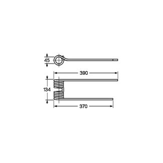 DENTE GIRELLO KRONE DX