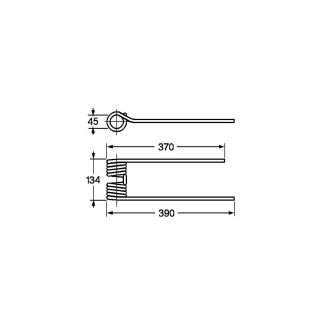 DENTE GIRELLO KRONE SINISTRO