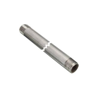 ASTA INOX LUNGA CM. 107 A 3 FORI. DIAMETRO 1/2' MM. 21.