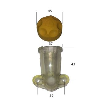 SERBATOIO OLIO AR 55/3 CON TAPPO 55/5 PER POMPA AR 70 - AR30