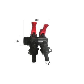 CORPO RUBINETTI A 2 VIE SINISTRO 39-123 A R ECM-UCM